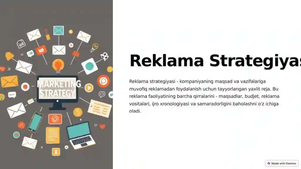 Marketing strategiyasi