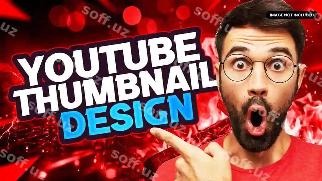 Zamonaviy youtube minyatyya dizayni veb banneri | Modern youtube thumbnail design web banner