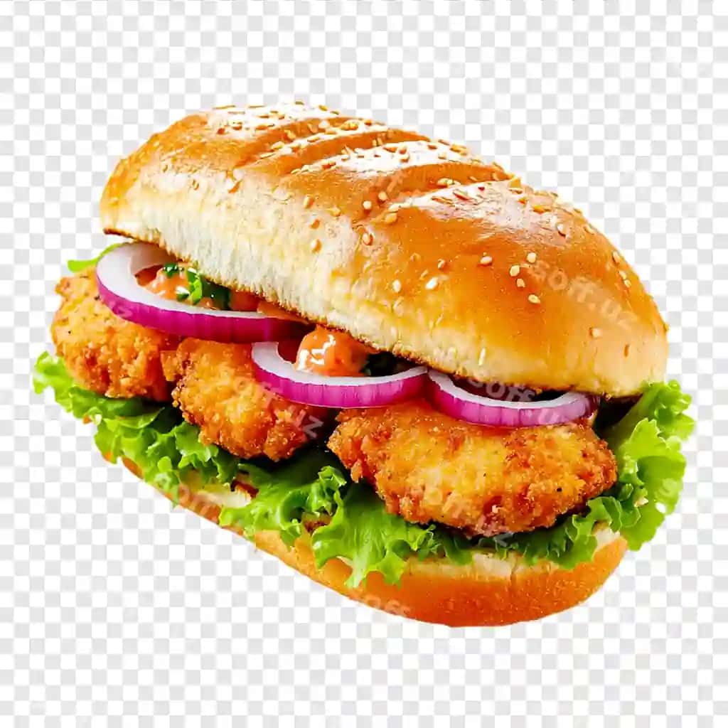 Crispy tаytqа pitsа dеliсiоus fаst fооd mеаl | Crispy chicken sandwich delicious fast food meal