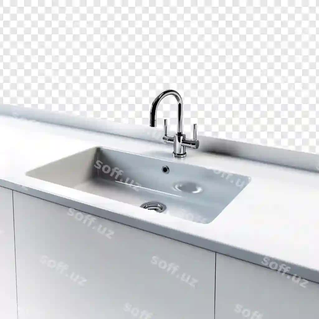 Chong ajraltirilgan shaffof fon | Sink isolated transparent background