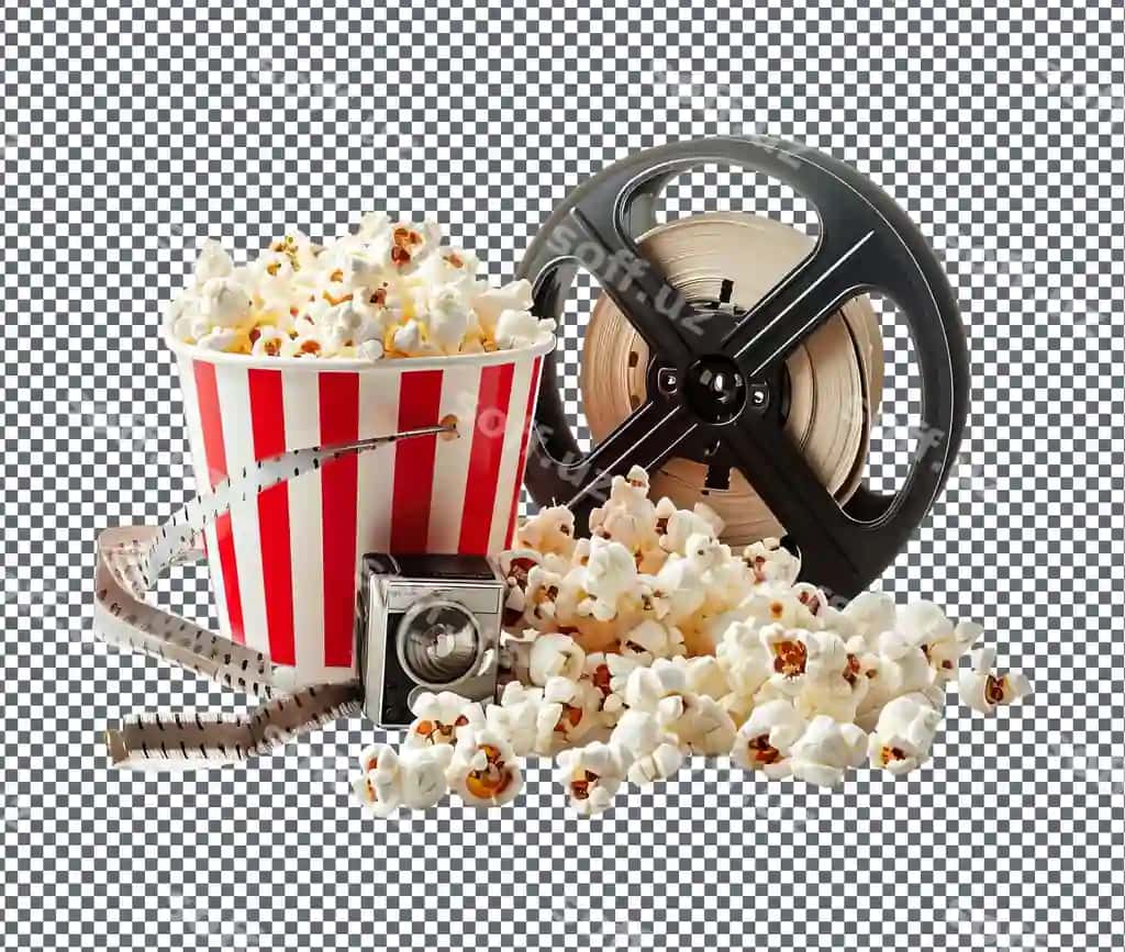 Mazali sevimli kinolar Reali ajralangan shaffof fonda | Yummy favorite films reali isolated transparent background