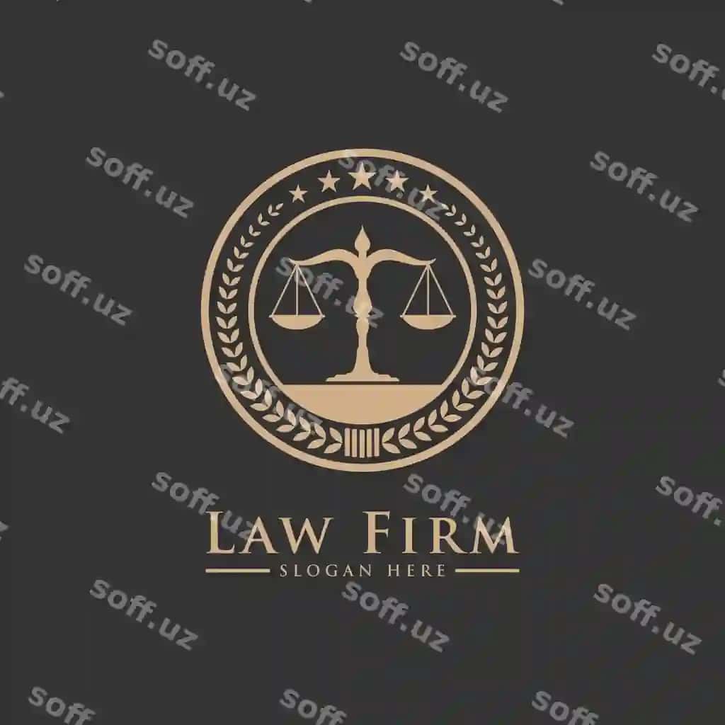 Yuridik firmasi advokati xizmatlari lyuks vintaj zirkon logotipi | Law firm lawyer services luxury vintage crest logo