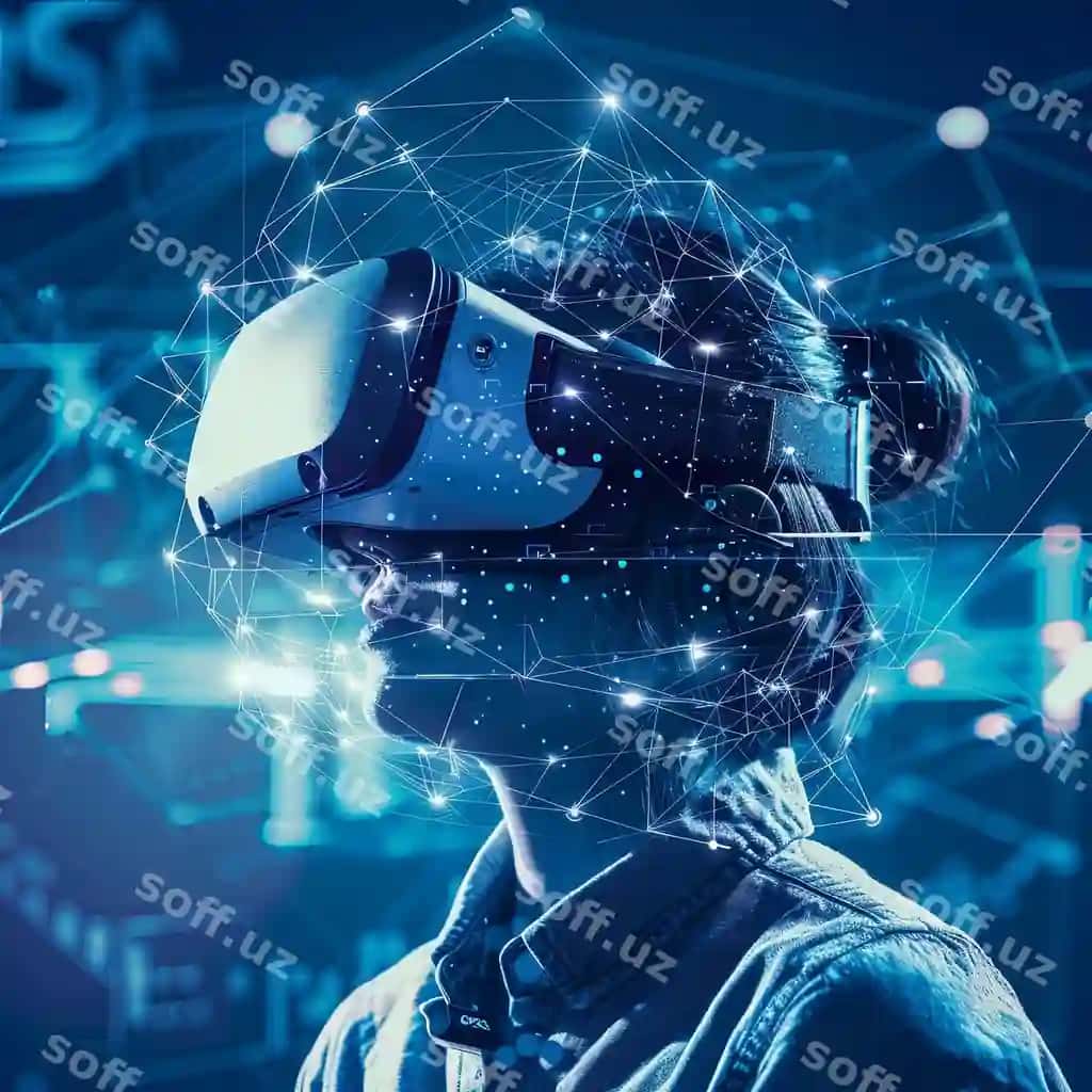 Shaxs VR AR googesdan foydalanadigan | Person using vr ar googles