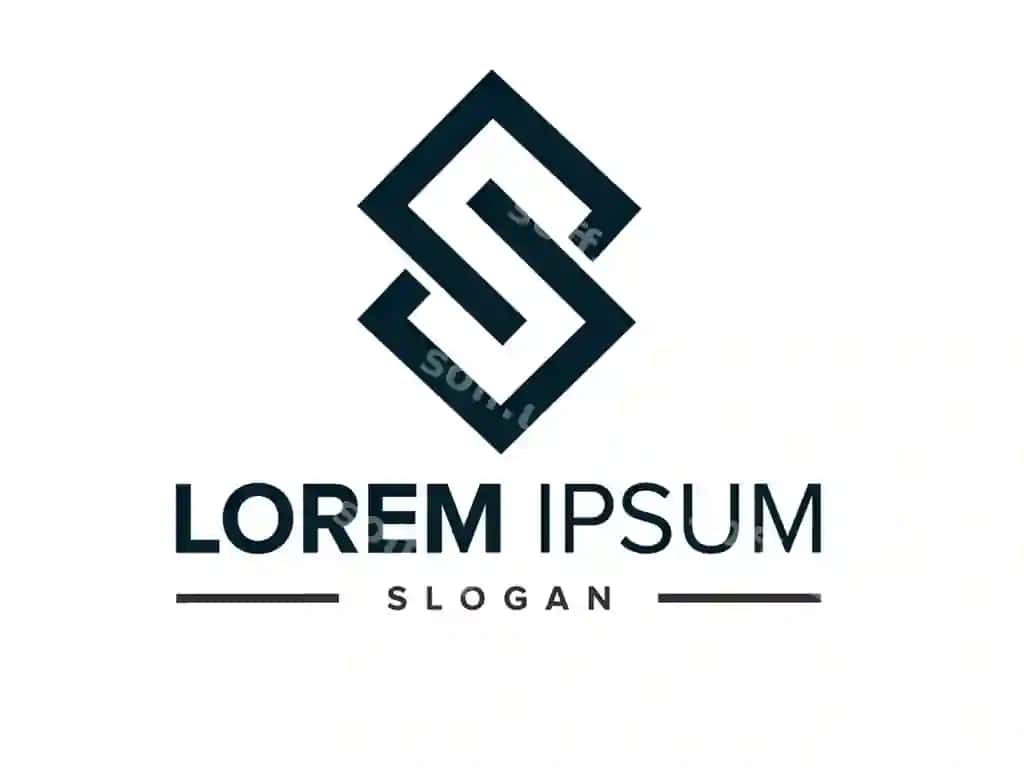S harfi vektor logotip dizayni S harfi logotipining salbiy maydon uslubi korporativ | Letter s logo design vectorletter s logo negative space style corporate
