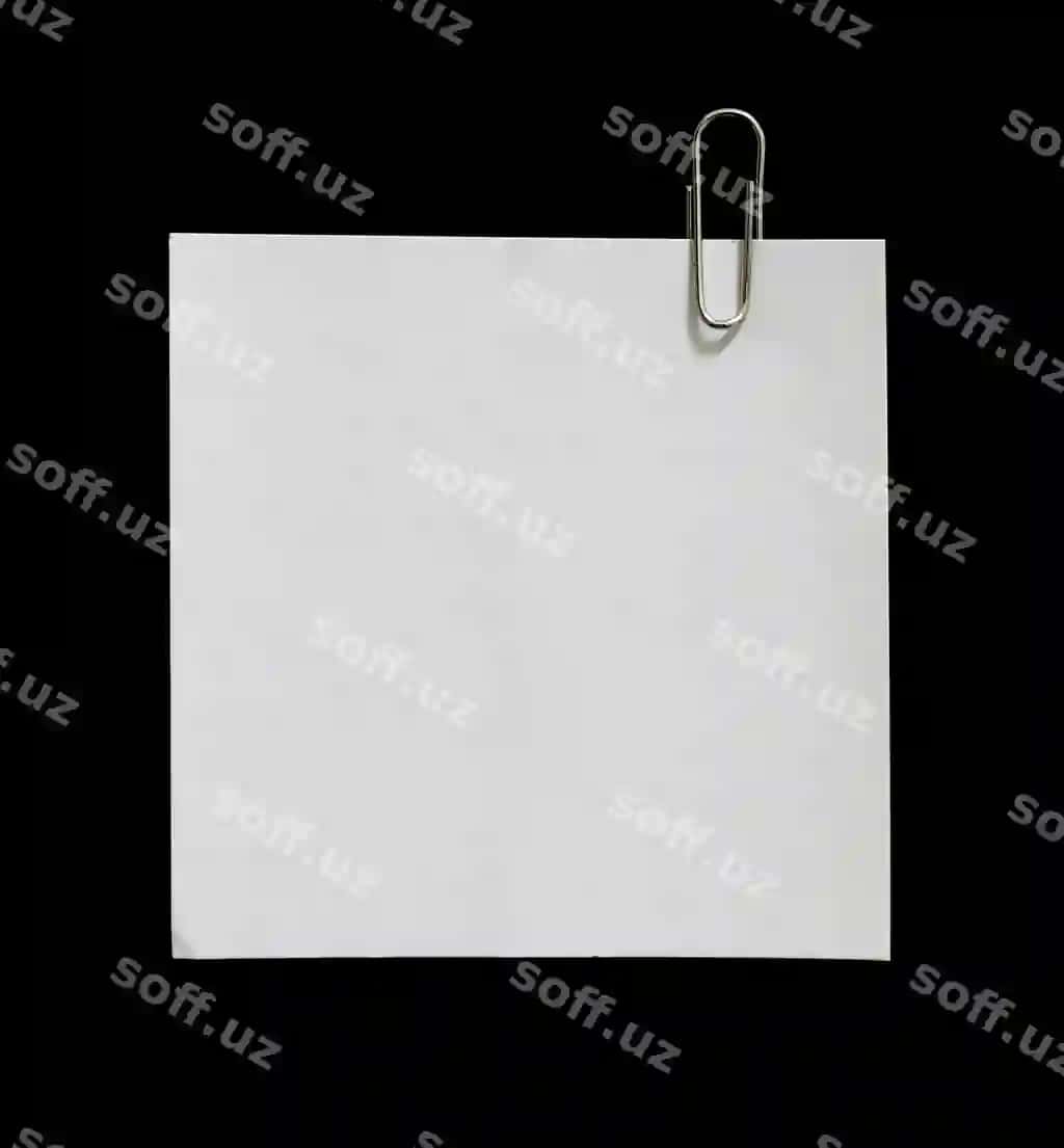 Vaqr qog'oz qora | Sheet paper black