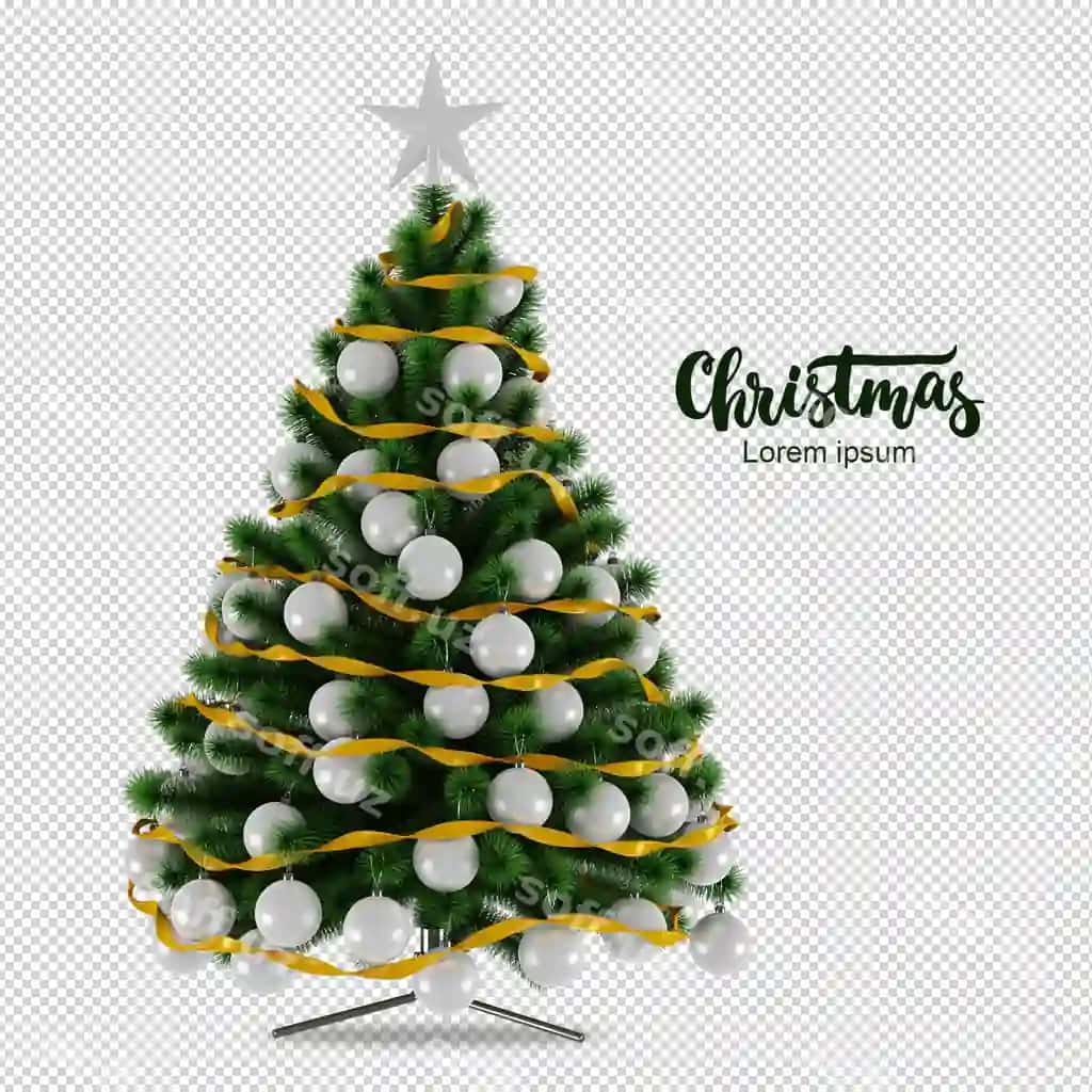 Yangi yil daraxti 3D renderlangan | Christmas tree 3d rendered