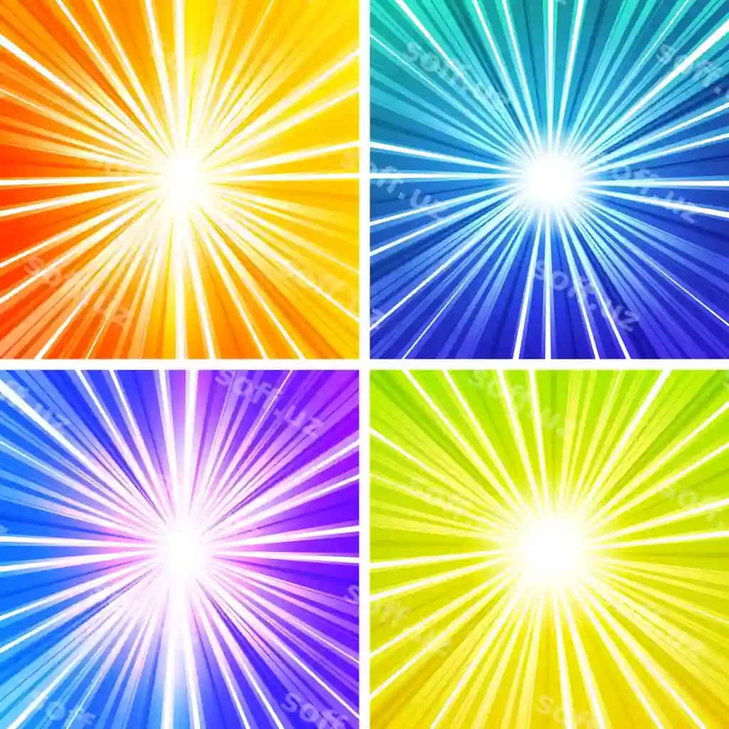Yoz orqa fonda apelsin va sariq nur, yoz quyosh, issiq aylanma bilan | Summer background with orange yellow rays summer sun hot swirl with