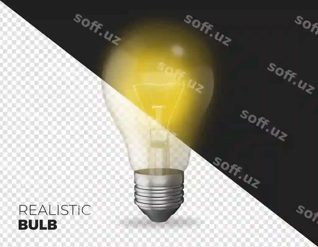 Haqiqiy lampochka chorqining 3D renderi | Realistic bulb glow 3d rendering