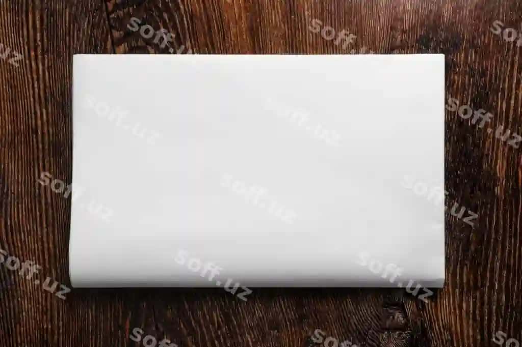 Gazeta model xonasining poli | Newspaper mockup room floor