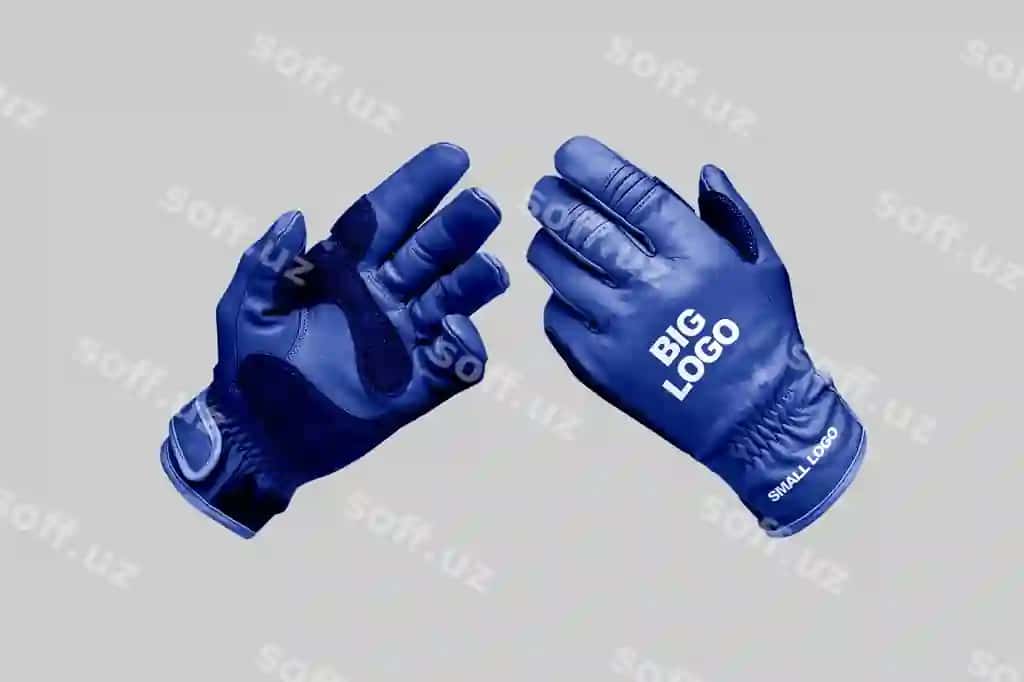 Ish qirsavlari namunasi | Work gloves mockup