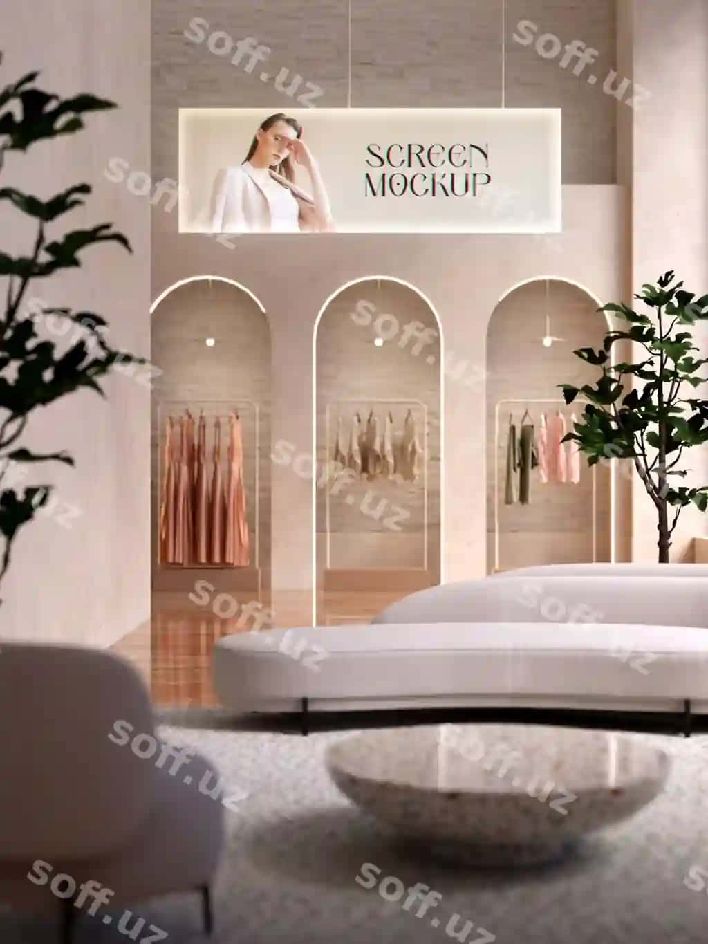 Do'kon ichki dizayn namunasi | Store interior design mockup
