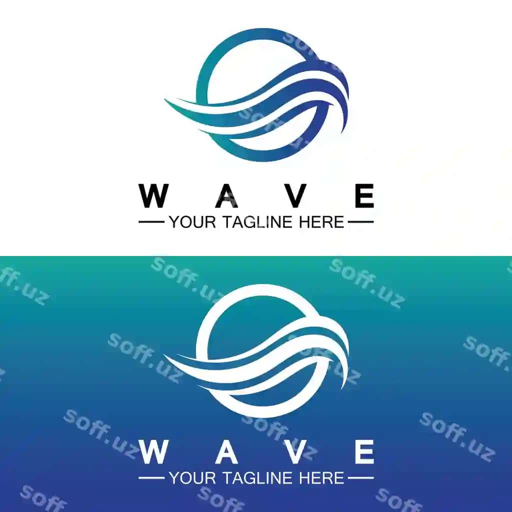 To'lqiq ramzi vektor illustratsiya dizayni | Wave symbol vector illustration design