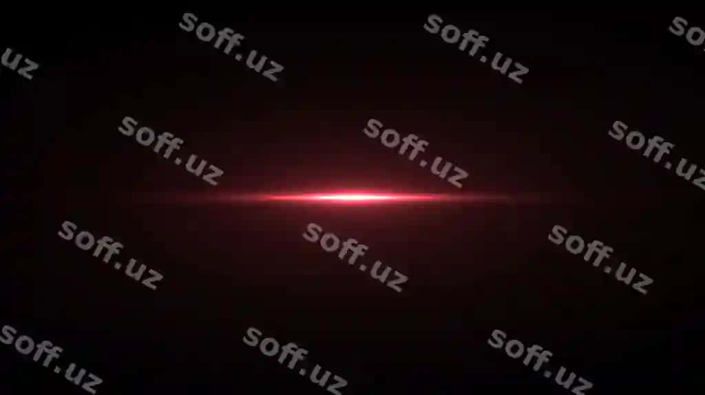 Gorizontal qizil yorqin chiziq qorong'i fonda | Horizontal red light streak dark background
