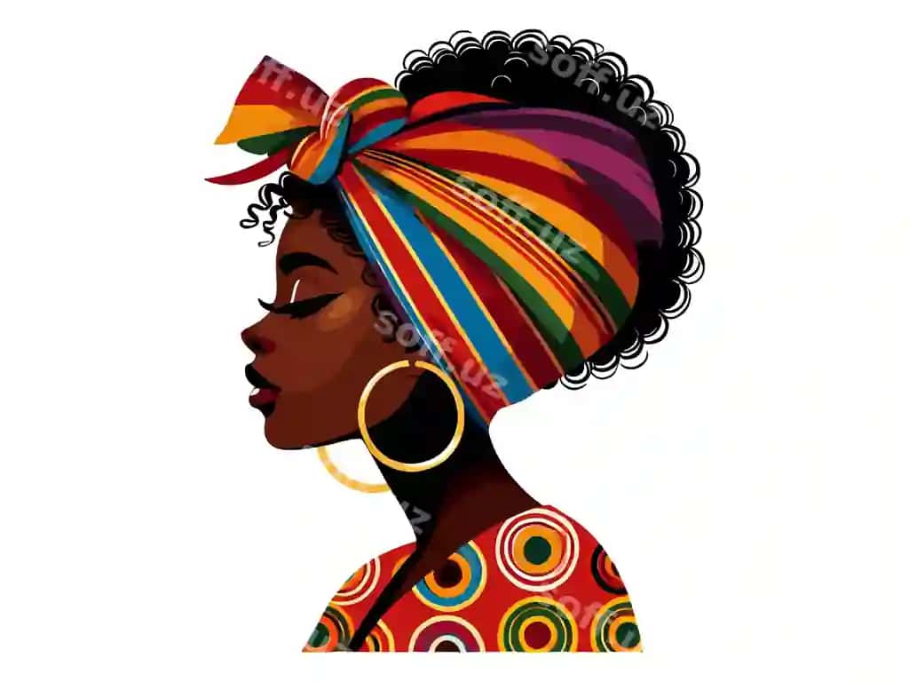 Qora ayol melanin Afro-amerikalik qirolva futbolka dizayni | Black woman melanin african american queen t shirts design