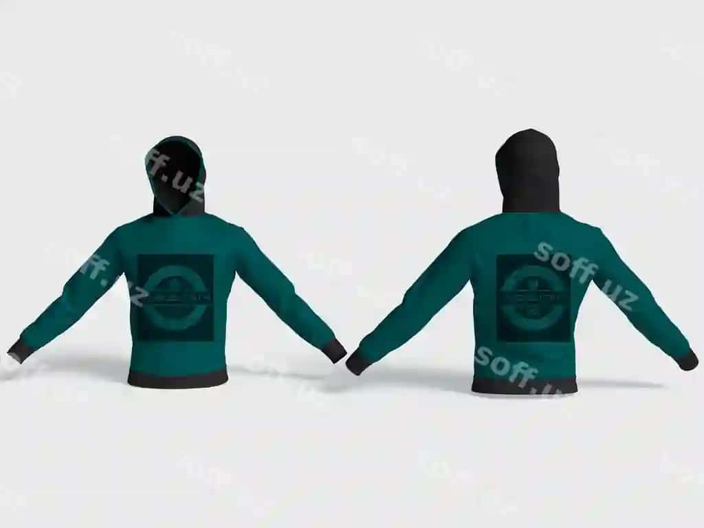Hoody namuna ajraltirilgan | Hoodie mockup isolated