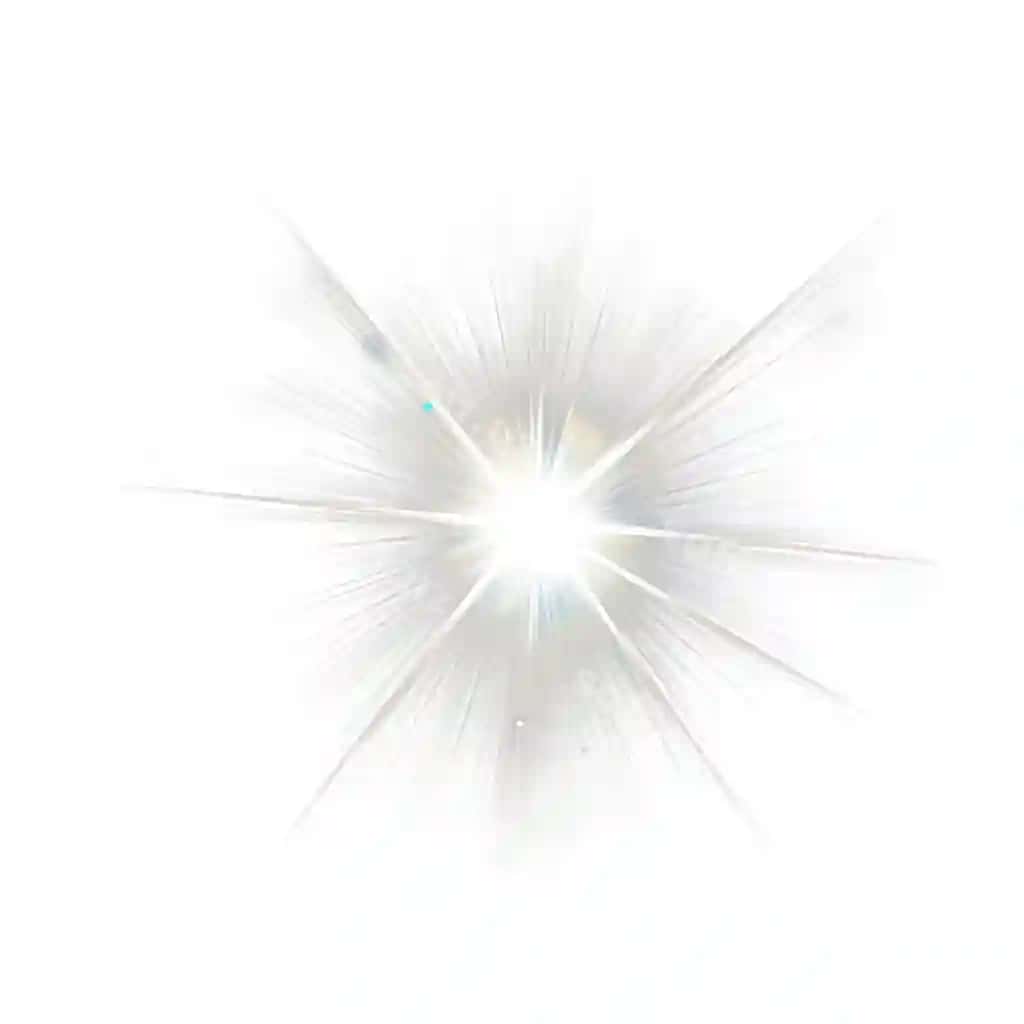 Yorqin oq shamol effekti | Radiant white light burst effect