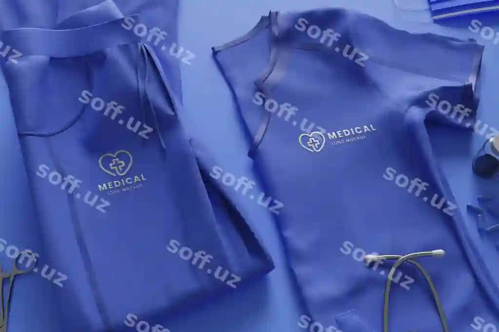 Tibbiy kostyum namunasi | Medical uniform mockup