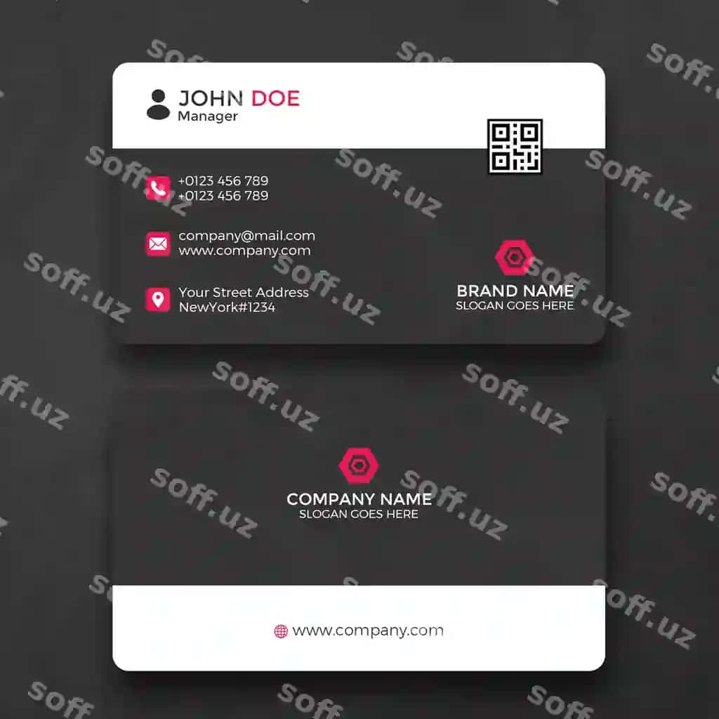 Korporativ biznes karta | Corporate business card