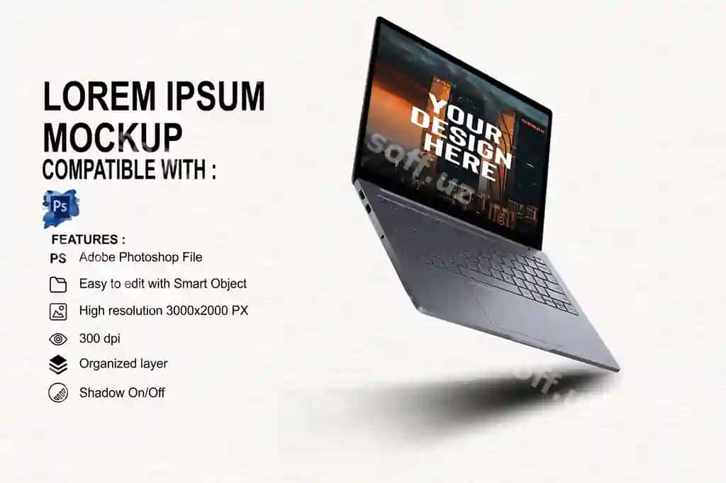 Namuna noutbuk | Mockup laptop