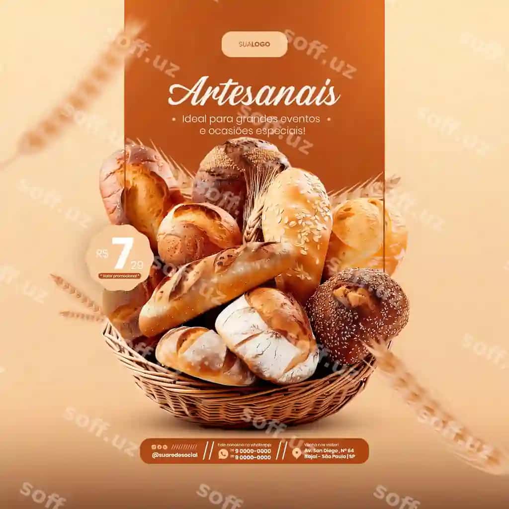 Ijtimoiy tarmoqlar non non non pishirish | Social media padaria panificadora bakery baking