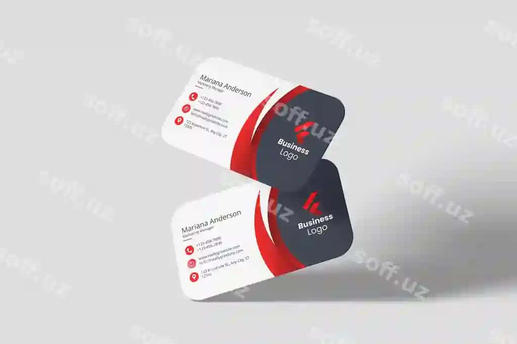 Biznes vizitka mockup psd | Business card mockup psd