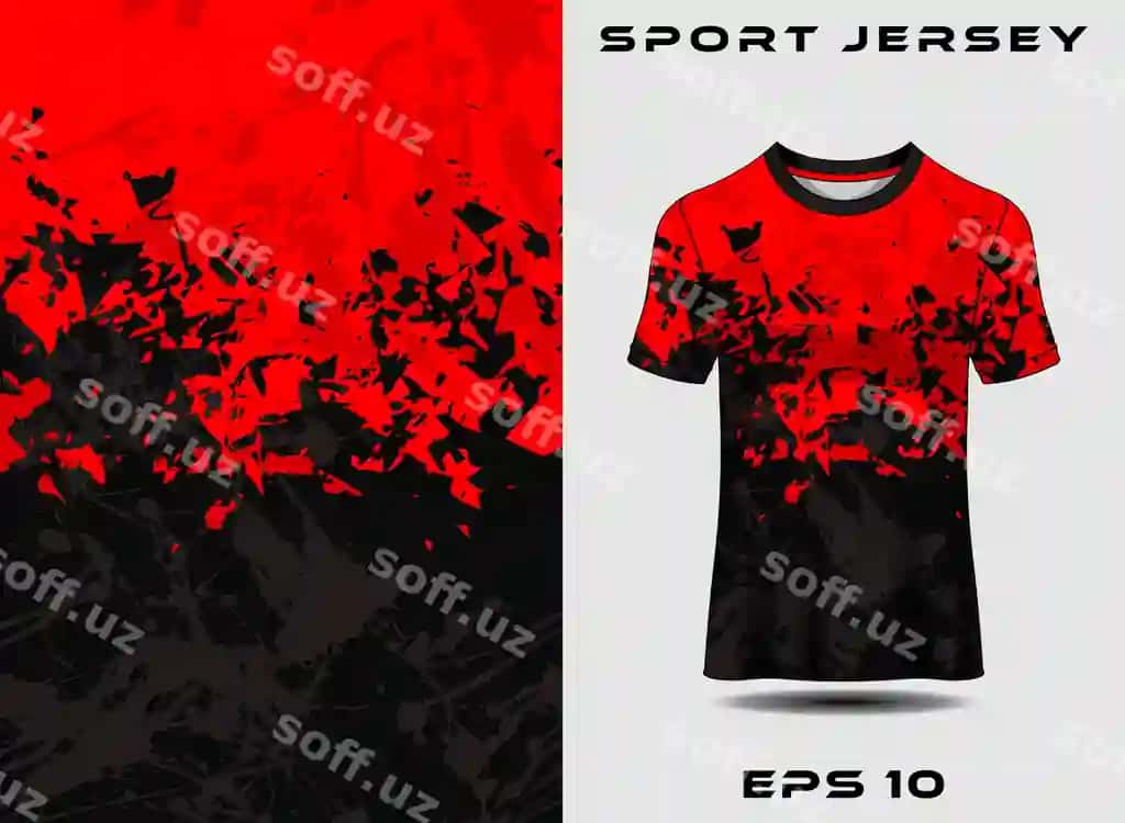 Sport arkha dizayni grunge jamoa formasi futbol arkha | Sports jersey design grunge team uniforms soccer jersey