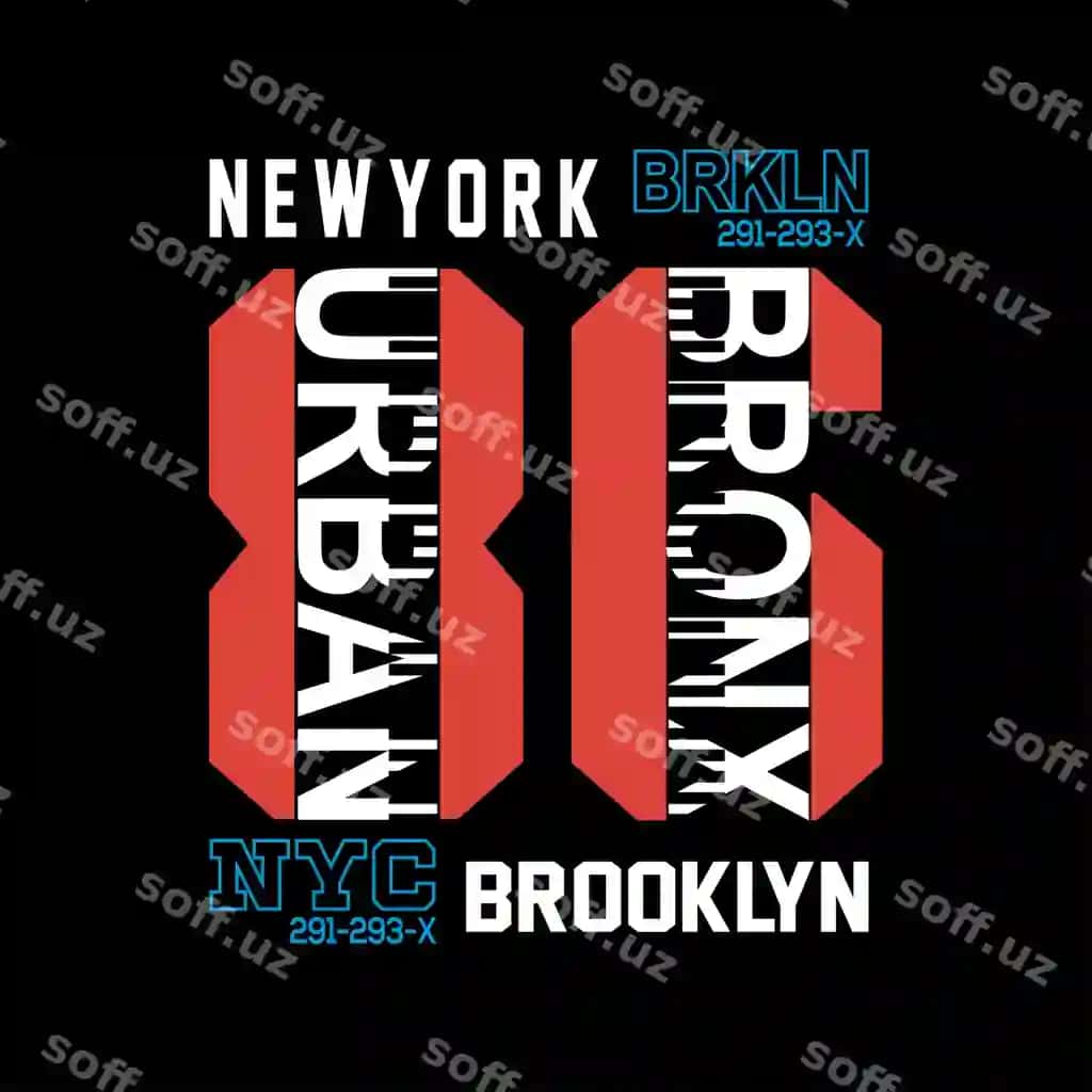 Shaharlik Yangi York Shahri giriqli futbolka kiyimlari anqariq plakat | Urban city new york city stylish t shirt apparel abstract poster