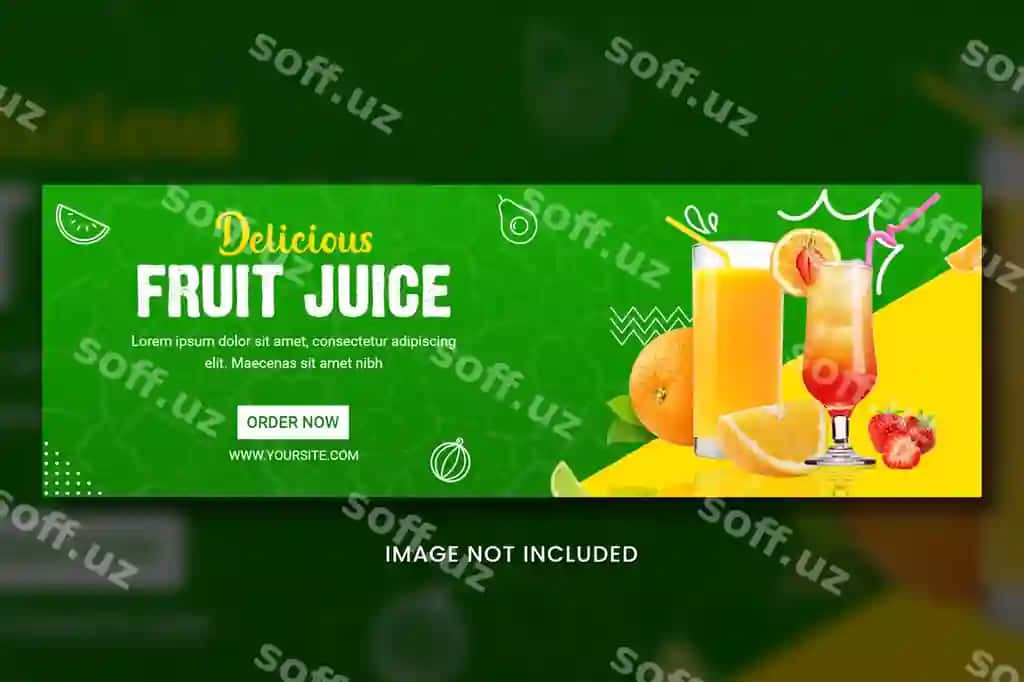 Meva suvi banner | Fruit juice banner