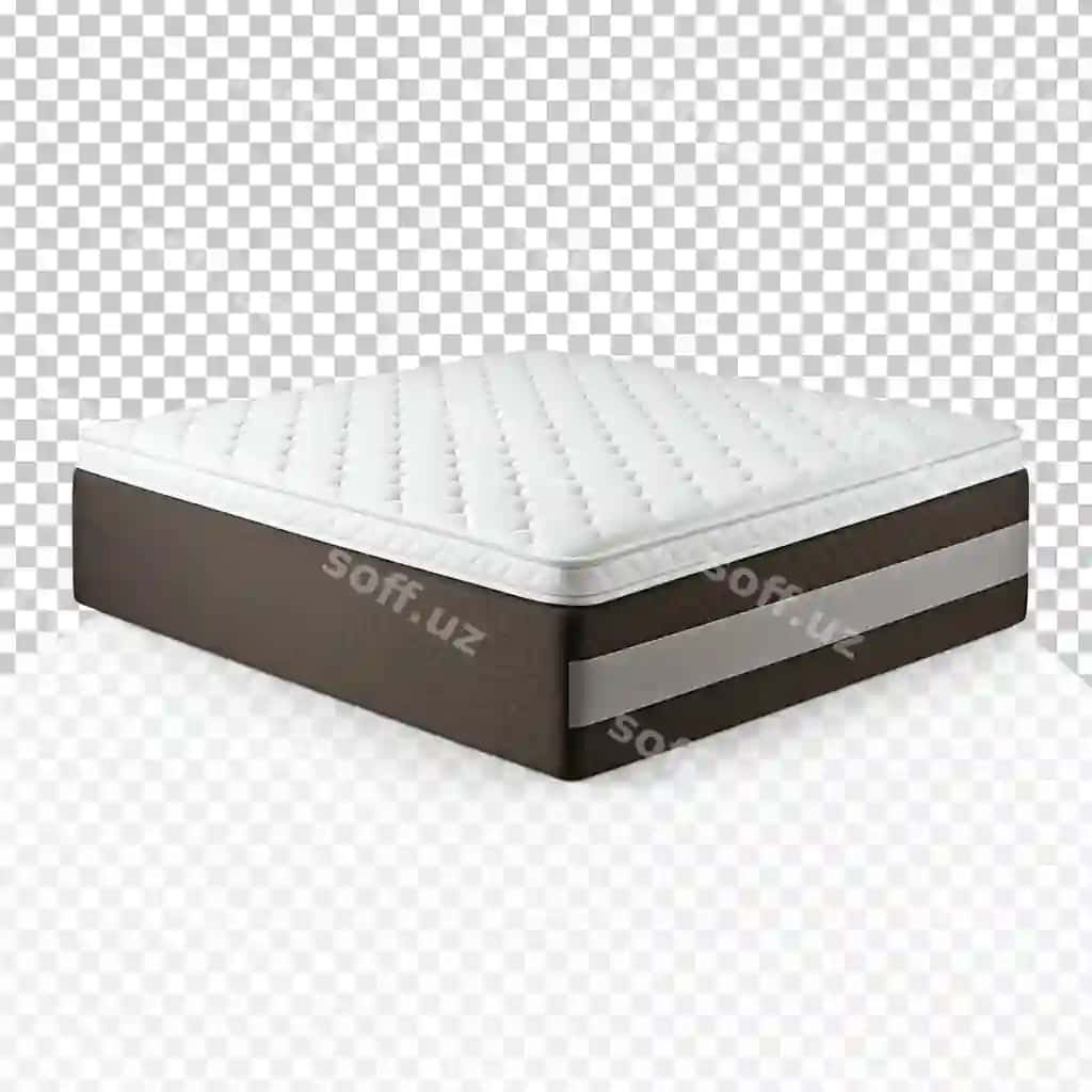 Hashmli matras shaffof orqa fonda qulay yotoq uyali | Luxury mattress transparent background comfortable bedding