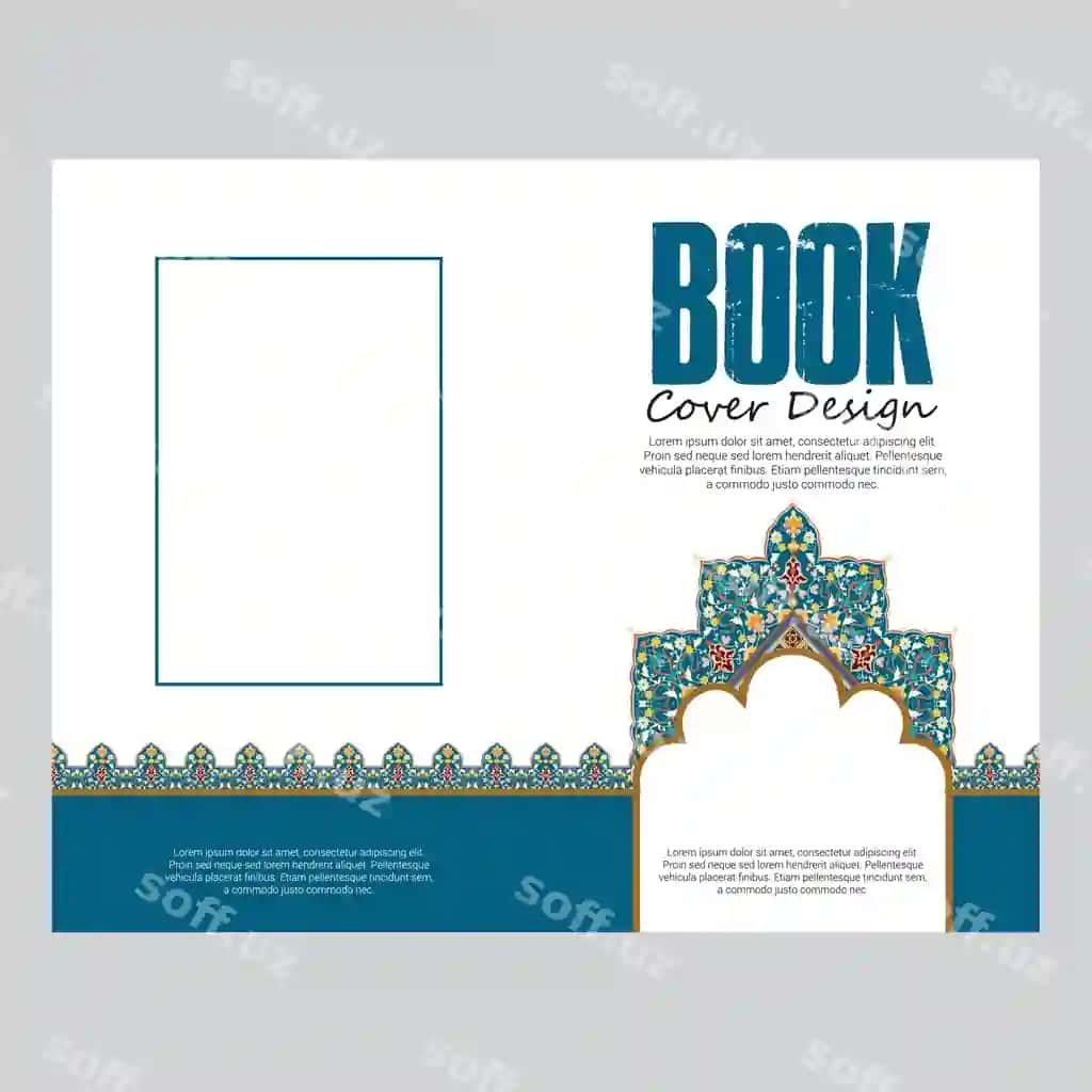 Islomiy Arab kitob qopliq dizayni | Islamic arabic book cover design