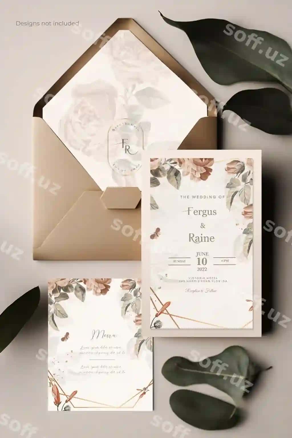 Chiroyli nikoh taklifi | Elegant wedding invitation