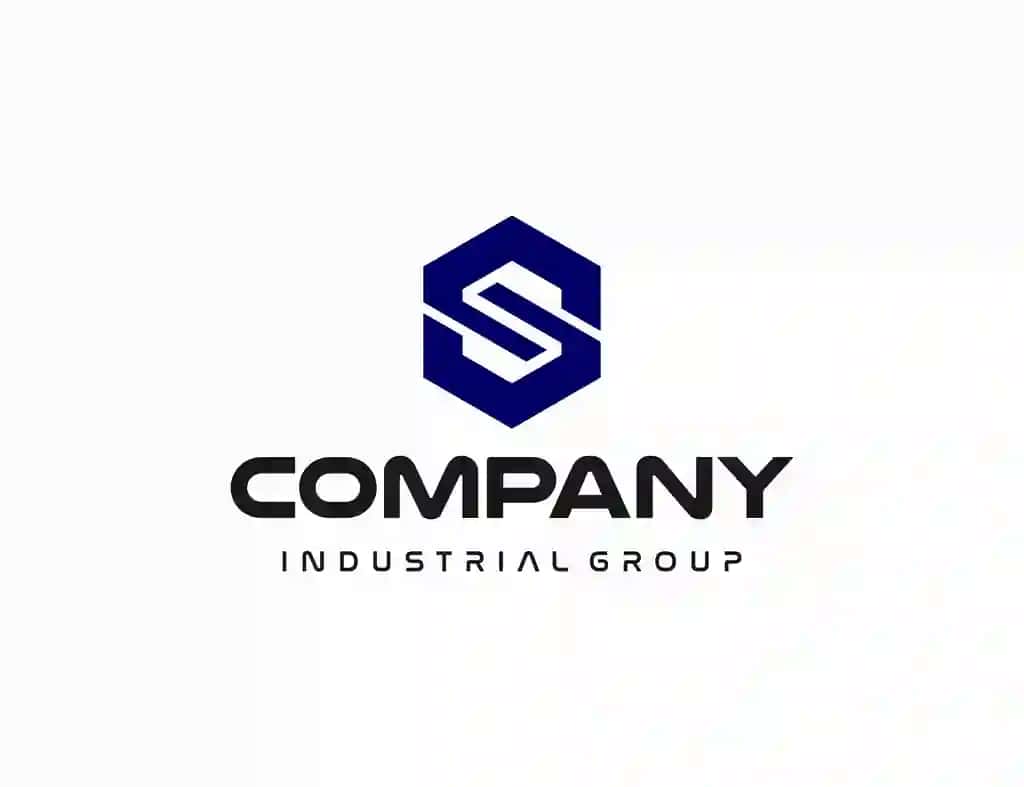 Geometrik harf s logotipi kompaniya | Geometric letter s logo company