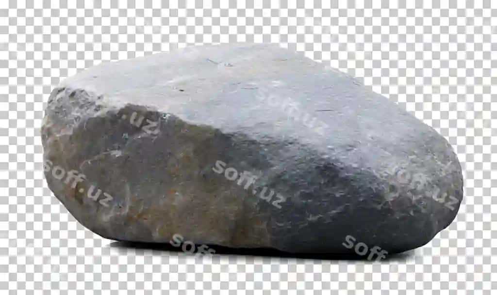 Tosh ajralgan shaffof oq fonda png | Stone isolated transparent white background png