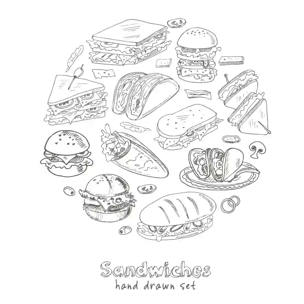 Set sandvichlar | Set sandwiches