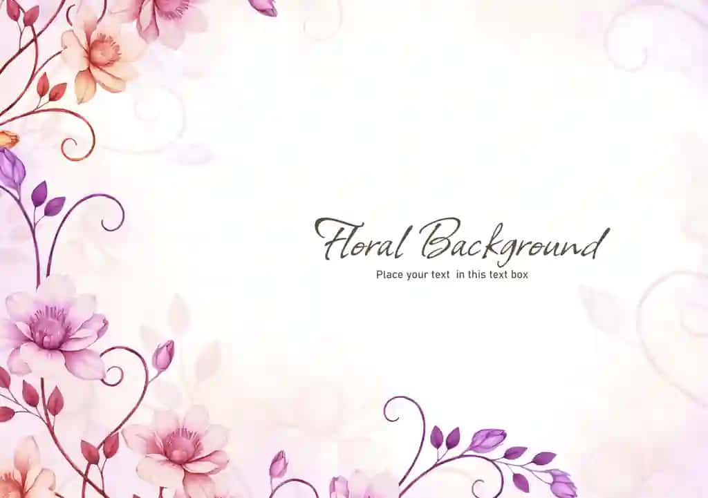 Nafis akvarel gulli fon dizayni tabrik kartalari | Elegant watercolor floral background design greeting cards