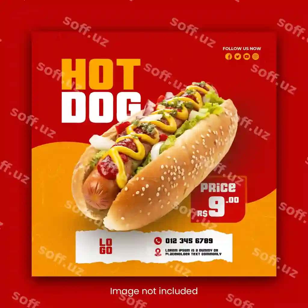 Mazali hot dog guruchli ketsup bilan | Delicious hot dog with mustard ketchup