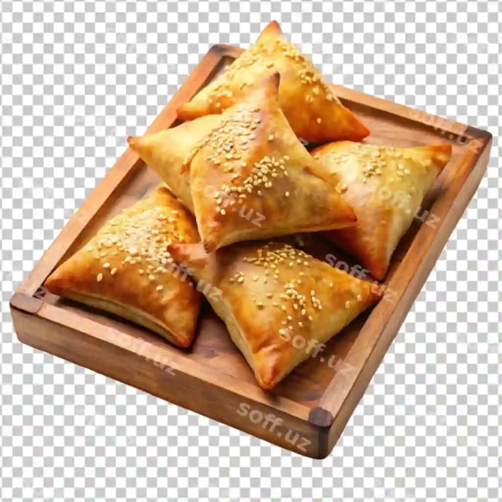 Samsa shaffof orqa fon | Samosa transparent background