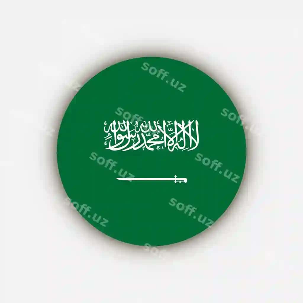 Mamlakat Saudi Arabiya, Saudi Arabiyoning bayrogʻi, vektor illustratsiya | Country saudi arabia saudi arabia flag vector illustration