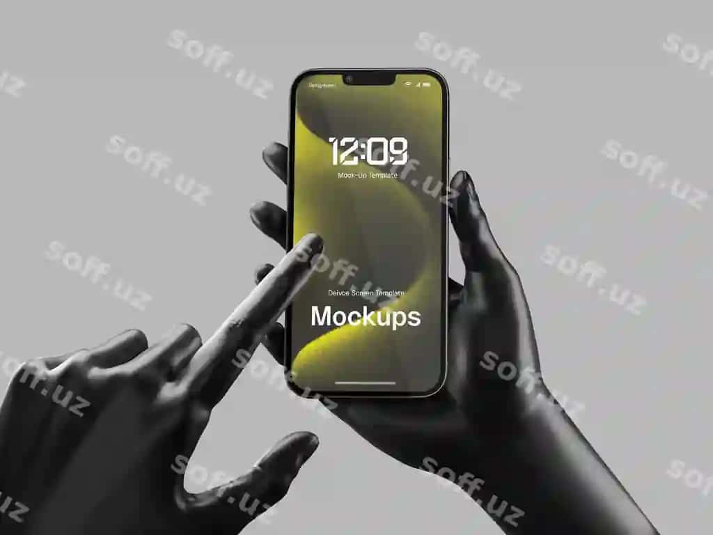 Qurilma ekrani prototipi shabloni | Device screen mockup template