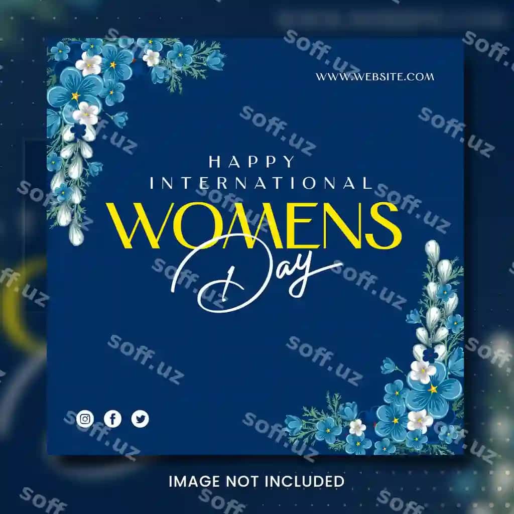Ona kun ijtimoiy shablon | Mother day social template