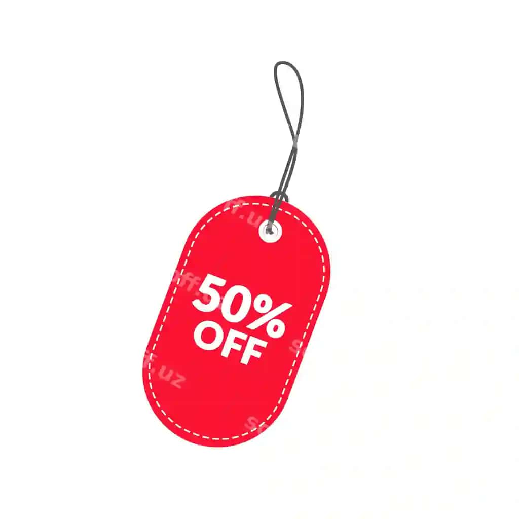 50 foiz chegirma etiket himi stiker pechat teg ikon | 50 percent discount label seal sticker stamp tag icon