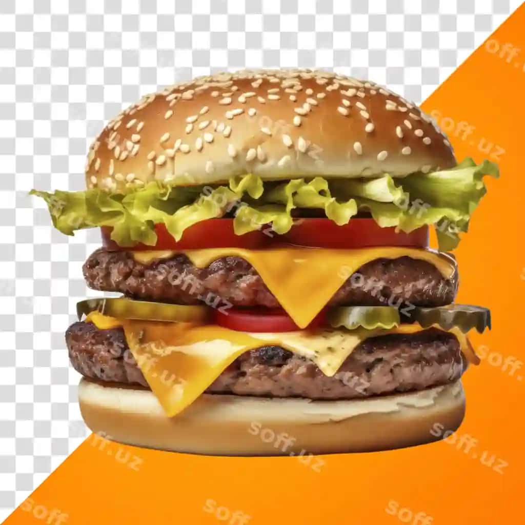 Png cheeseburger ovqat oq fon hamburger | Png cheeseburger food white background hamburger