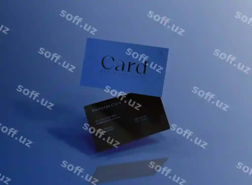 3d biznes karta mockup | 3d business card mockup