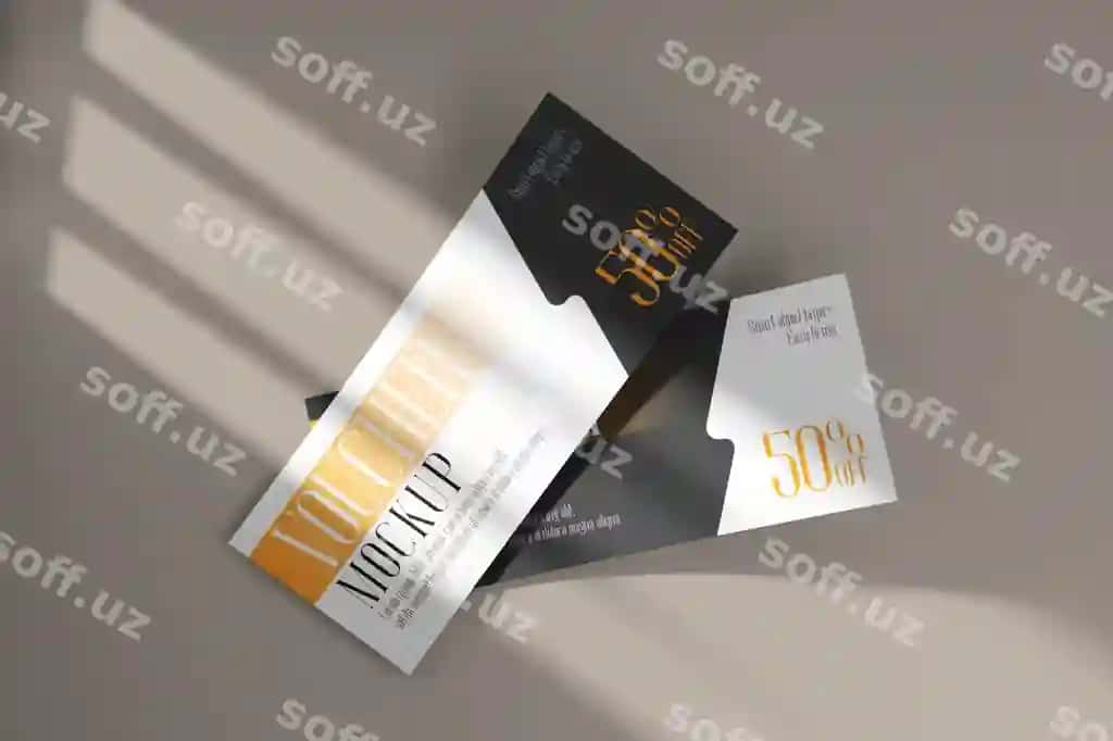 Voucher namunasi | Voucher mockup