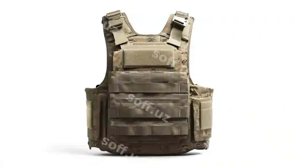 Choy vest backida patchlangan va patchwork dizaynga ega | Leather vest with patch back back has patchwork back