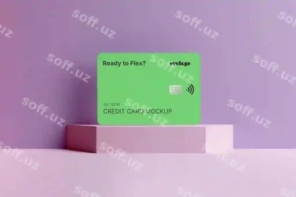 Kredit karta namunasi | Credit card mockup