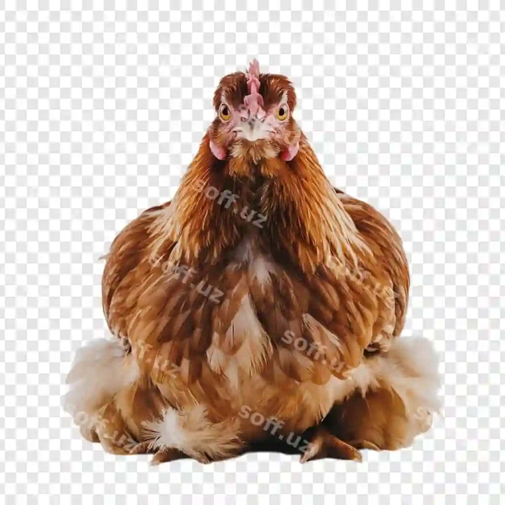 Tovuq ajraltirilgan oq orqa fonda | Chicken isolated white background