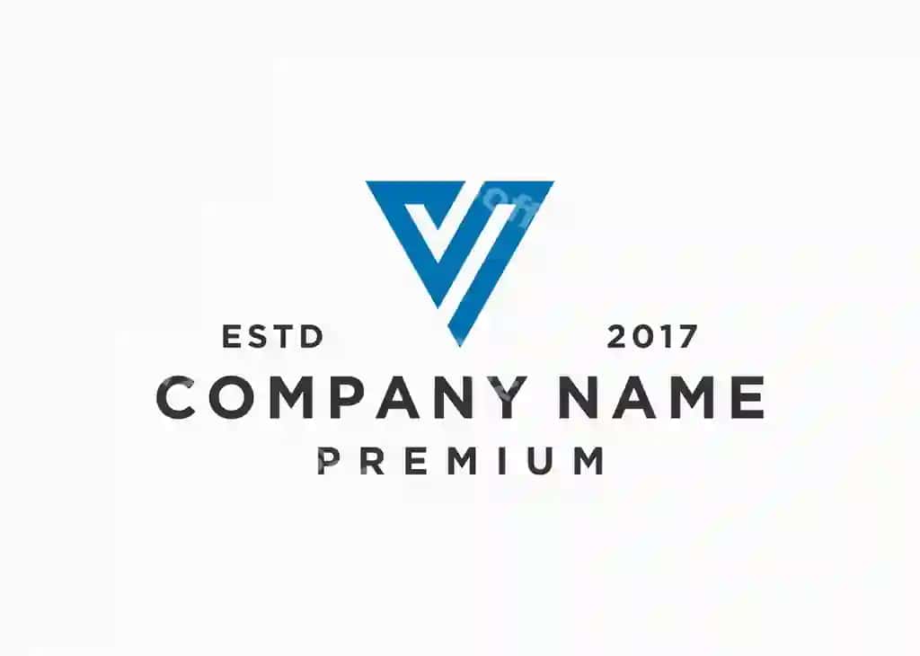 Bosh harf V logotipi dizayn vektor illustratsiya shabloni | Initial letter v logo design vector illustration template