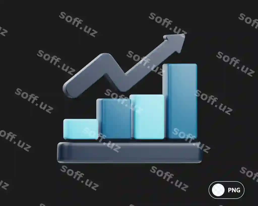Stolbchotma diagramma illustratsiyasi | Bar graph illustration