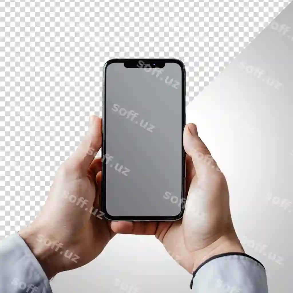 Qo'l telefon ekrani png | Hand holding phone screen png